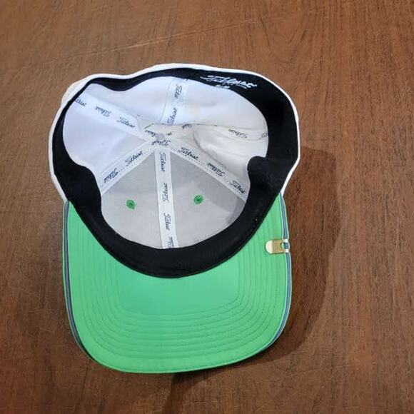 Titleist A-Flex Hat Cap Fitted Size S-M Green / White - Picture 6 of 8